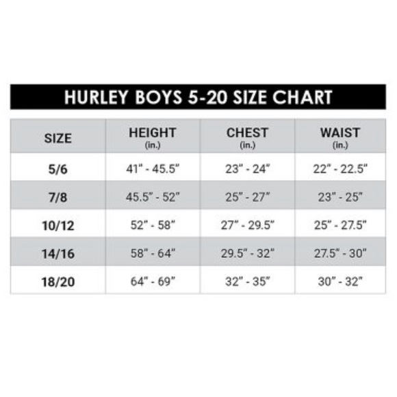 2 Piece Hurley Tops Bundle Hoodie & Tee Youth Kid’s Boys Girls Unisex Size 5/6 - Picture 8 of 11